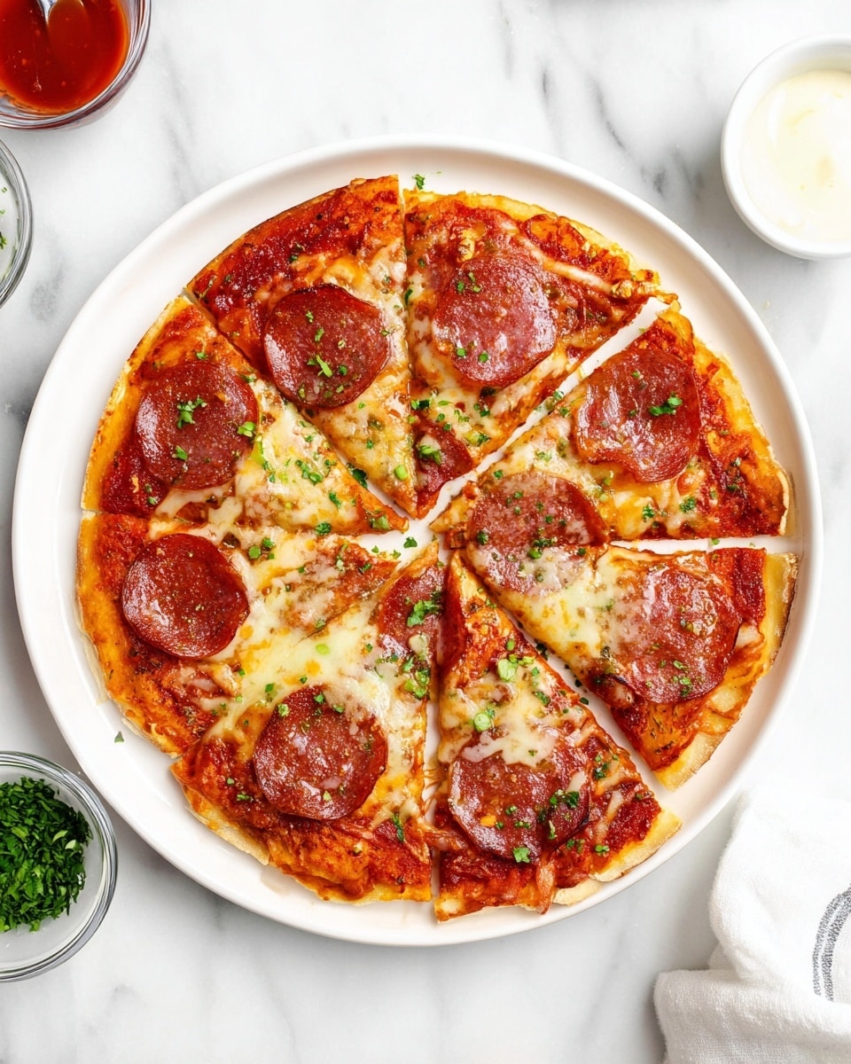 Cottage Cheese Pizza Flatbread (Viral Protein Recipe) Recipe