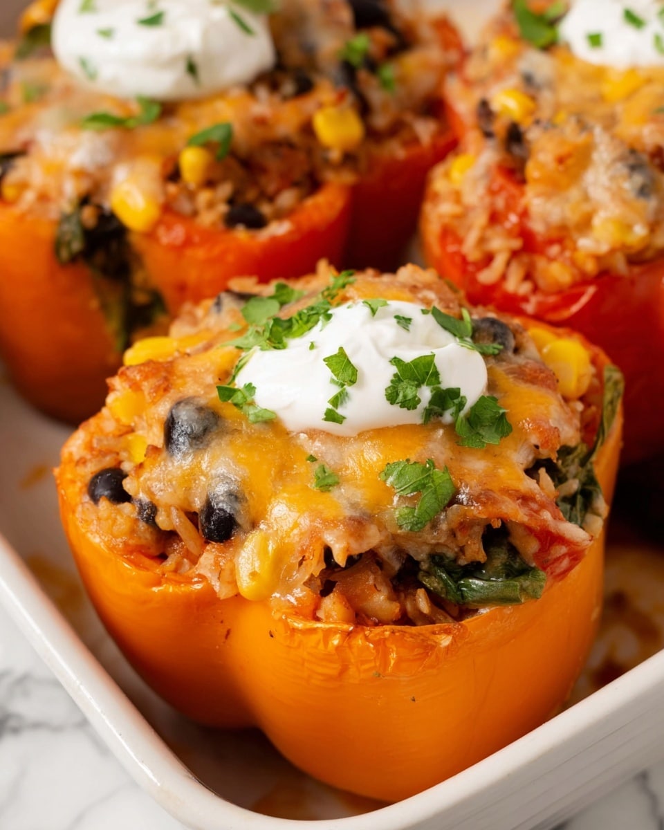 Taco Stuffed Bell Peppers Recipe