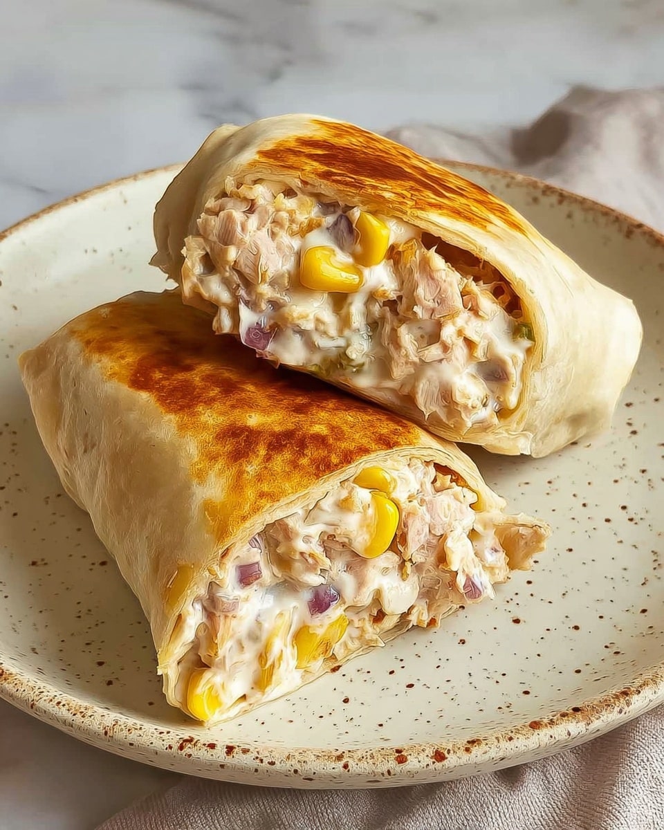 Healthy Tuna Melt Wrap Recipe: Quick and Nutritious 10-Minute Lunch Recipe