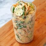 Creamy Asian Cucumber Salad Bowl Recipe