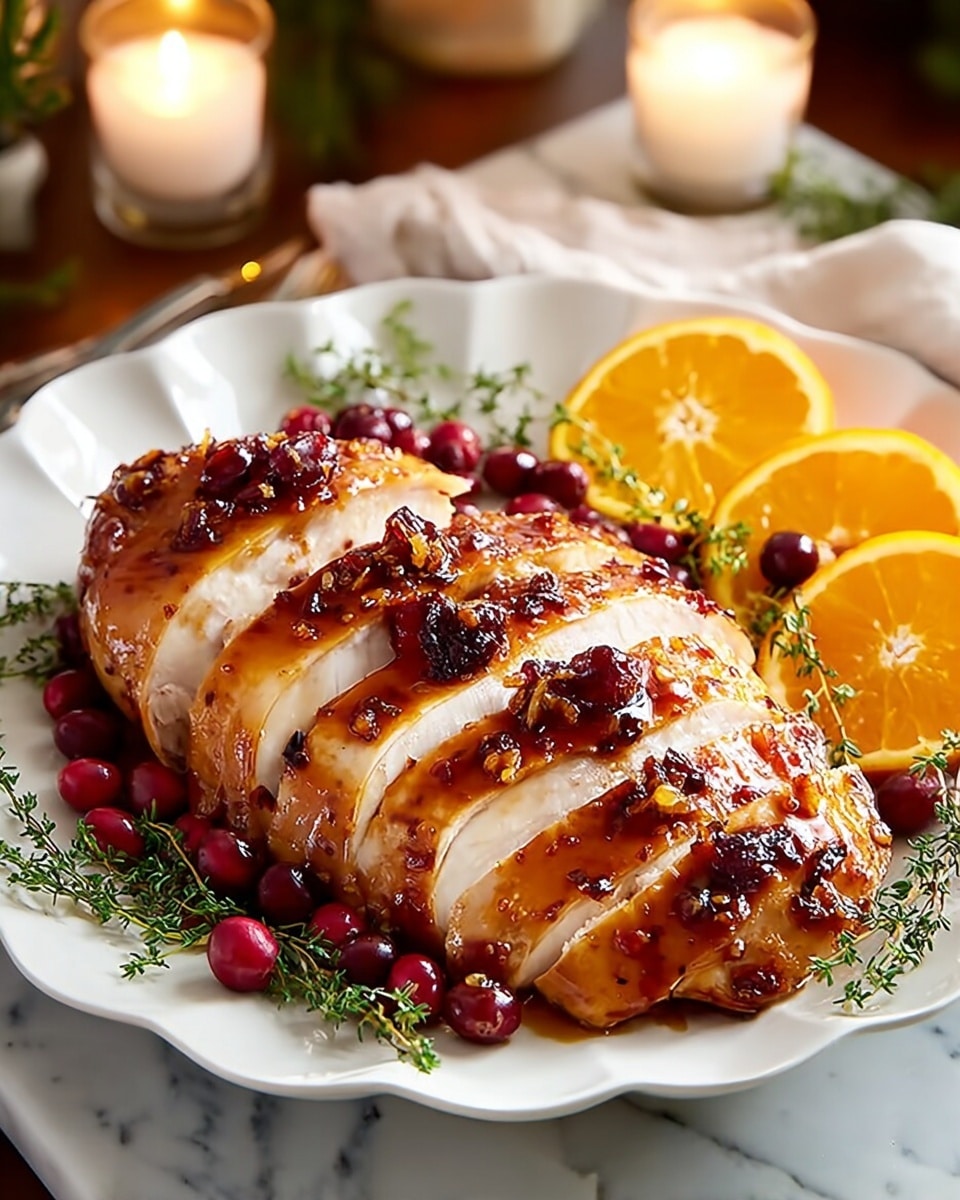 Cranberry Orange Glazed Turkey Breast Recipe
