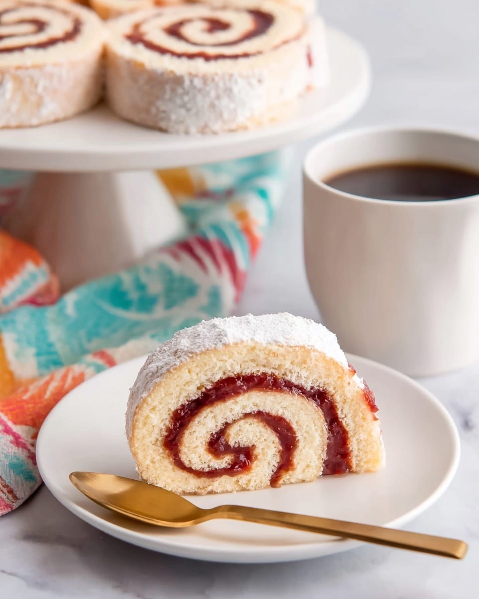 Guava Jelly Roll Cake (Brazo Gitano) Recipe