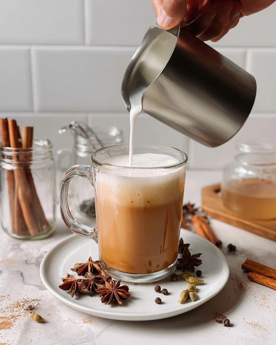 Apple Cider Chai Tea Latte Recipe - Recipe Image