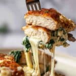Mushroom and Spinach Stuffed Chicken Breast Recipe