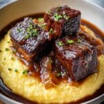 Tender Braised Short Ribs with Garlic Mashed Potatoes Recipe