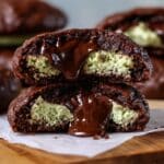 Pistachio Kunafa Chocolate Cookies Recipe