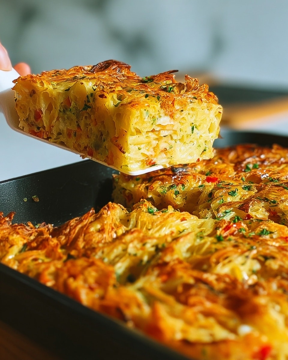 Breakfast Veggie Crinkle Cake Recipe
