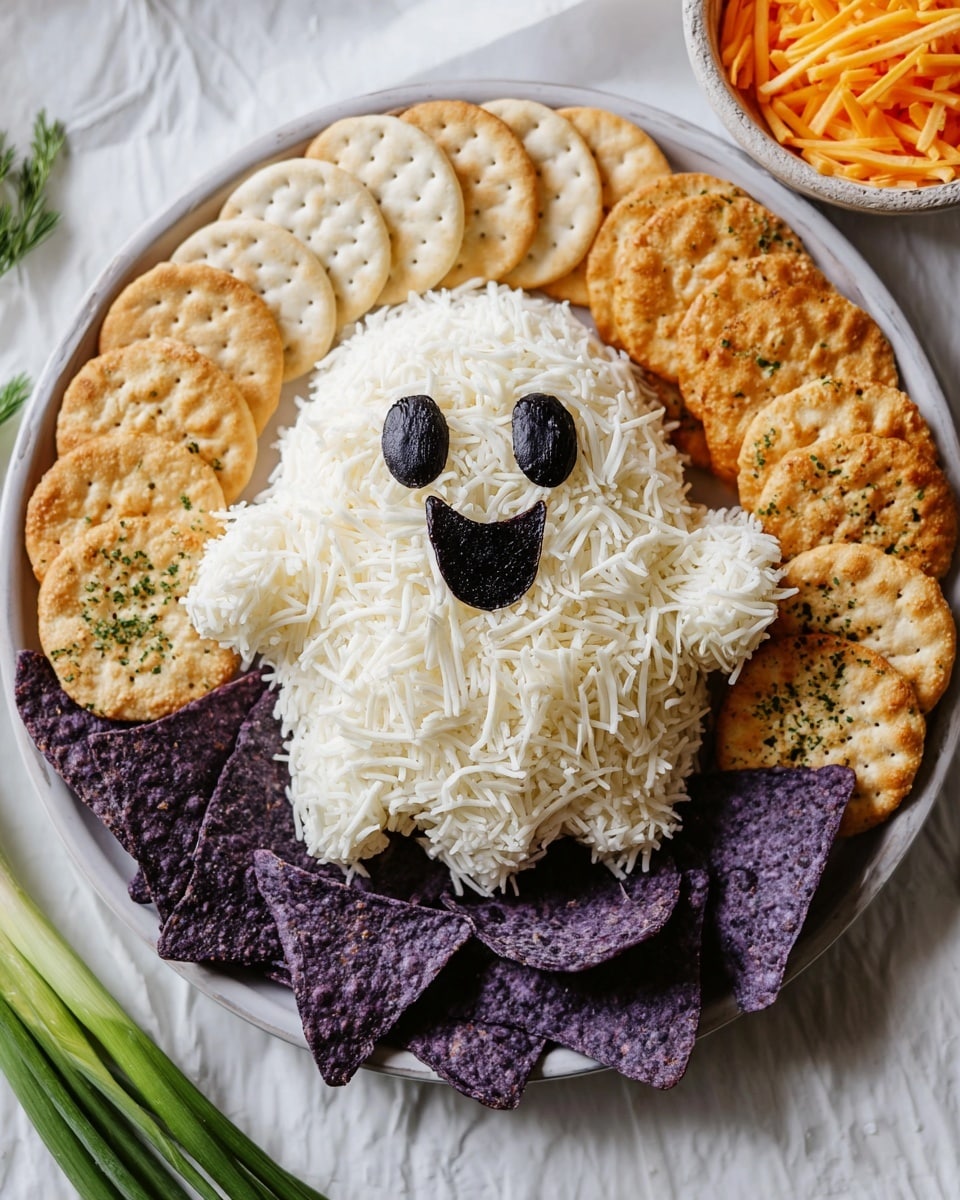 Halloween Ghost Cheeseball Recipe