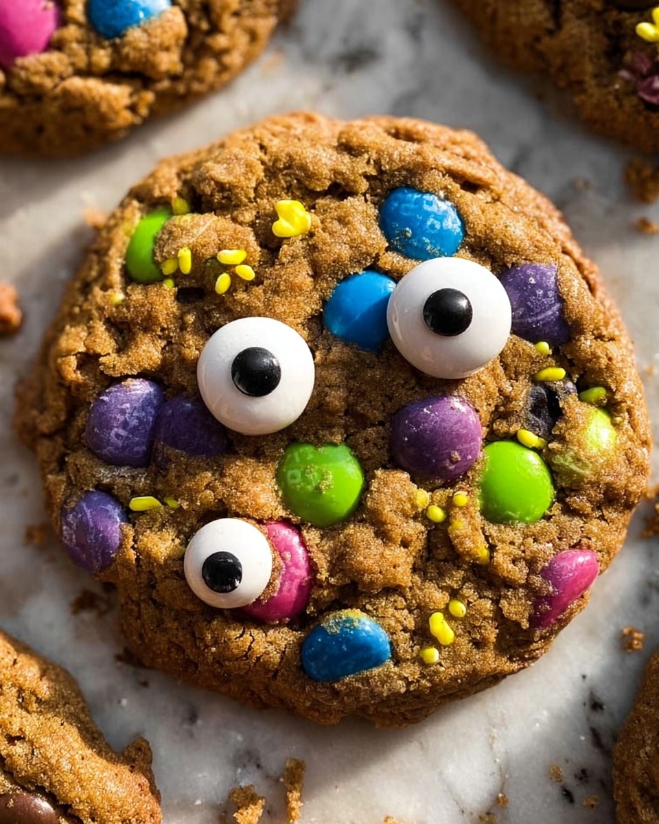 Small Batch Gooey Monster Eye Cookies (Flourless, High Protein) Recipe