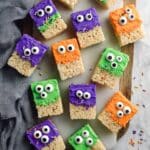 Easy Rice Krispie Monster Treats Recipe