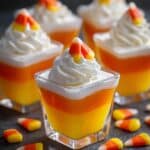 Candy Corn Jello Cups Recipe
