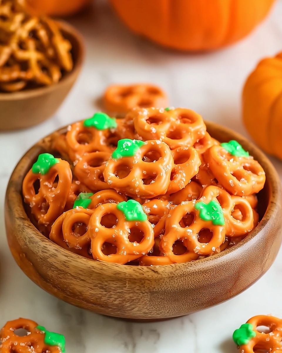 Easy Pumpkin Pretzels Recipe