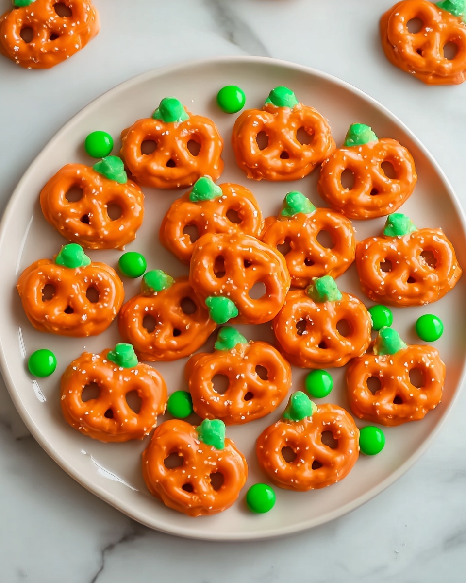 Easy Pumpkin Pretzels Recipe - Recipe Image