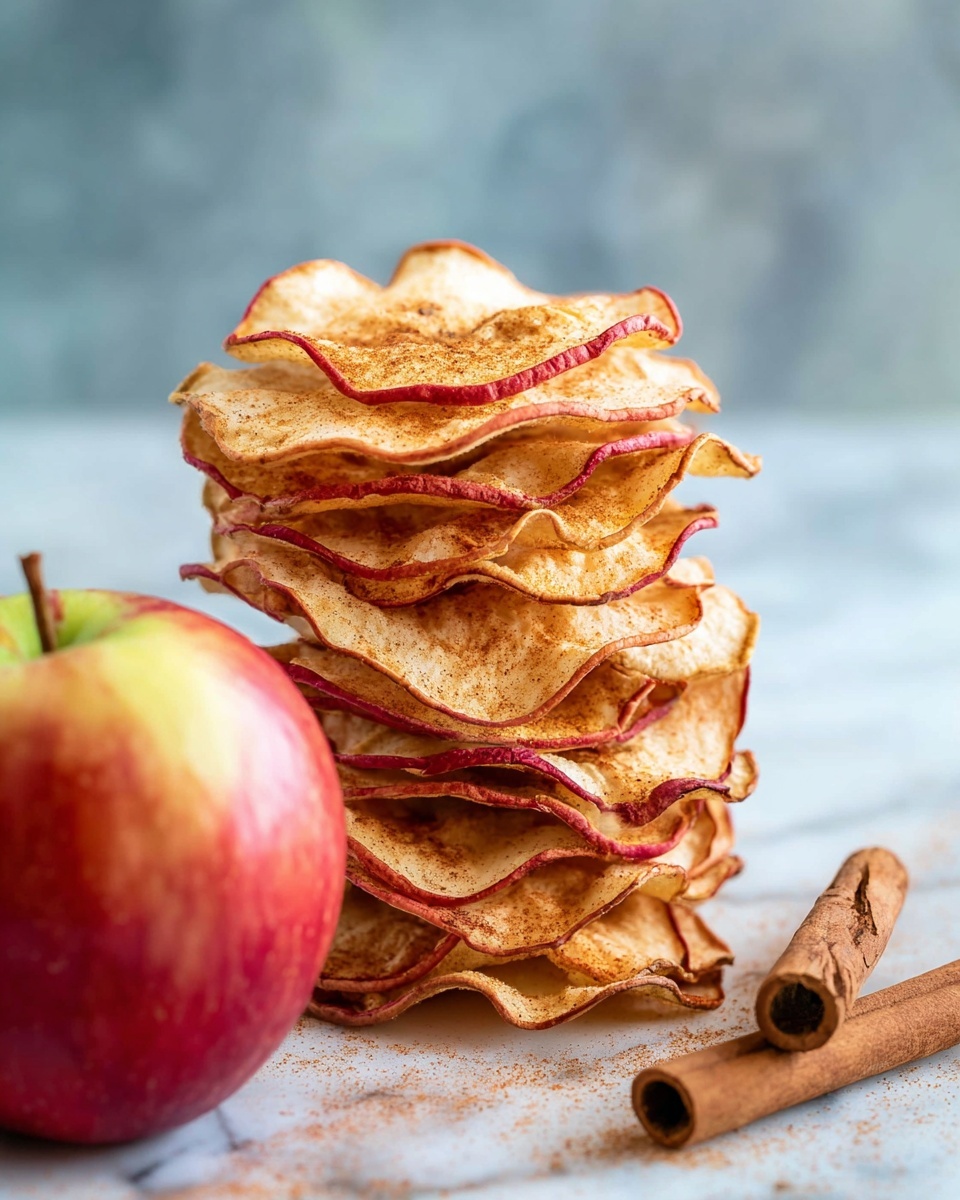 Crunchy Cinnamon Baked Apple Chips Recipe