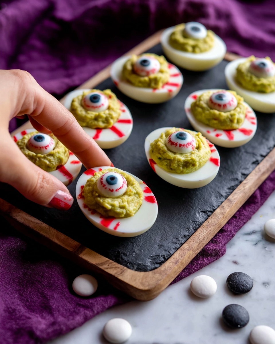 Eyeball Deviled Eggs Recipe