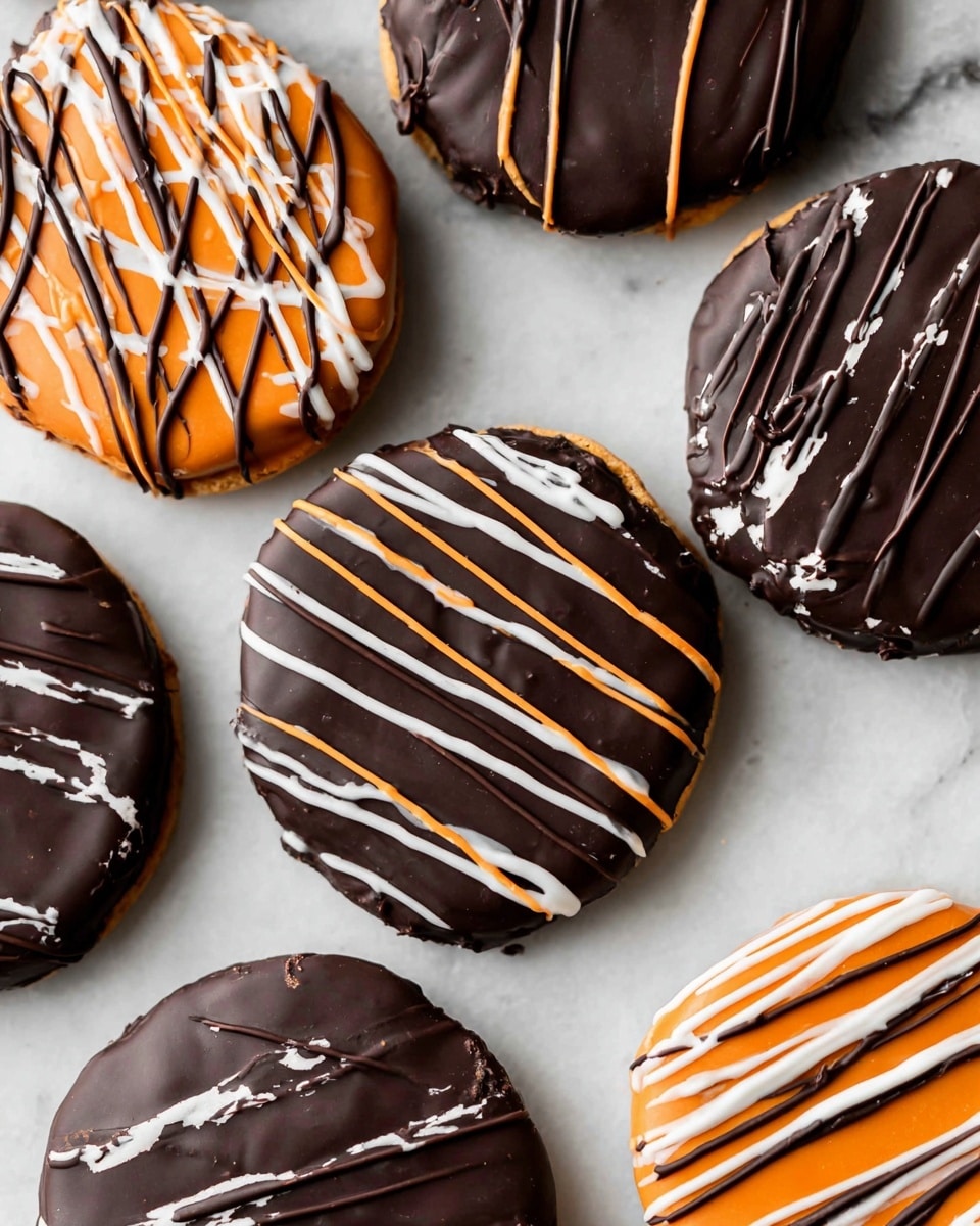 Halloween Crackers: Colorful Candy-Melt Coated Ritz Snacks Recipe - Recipe Image