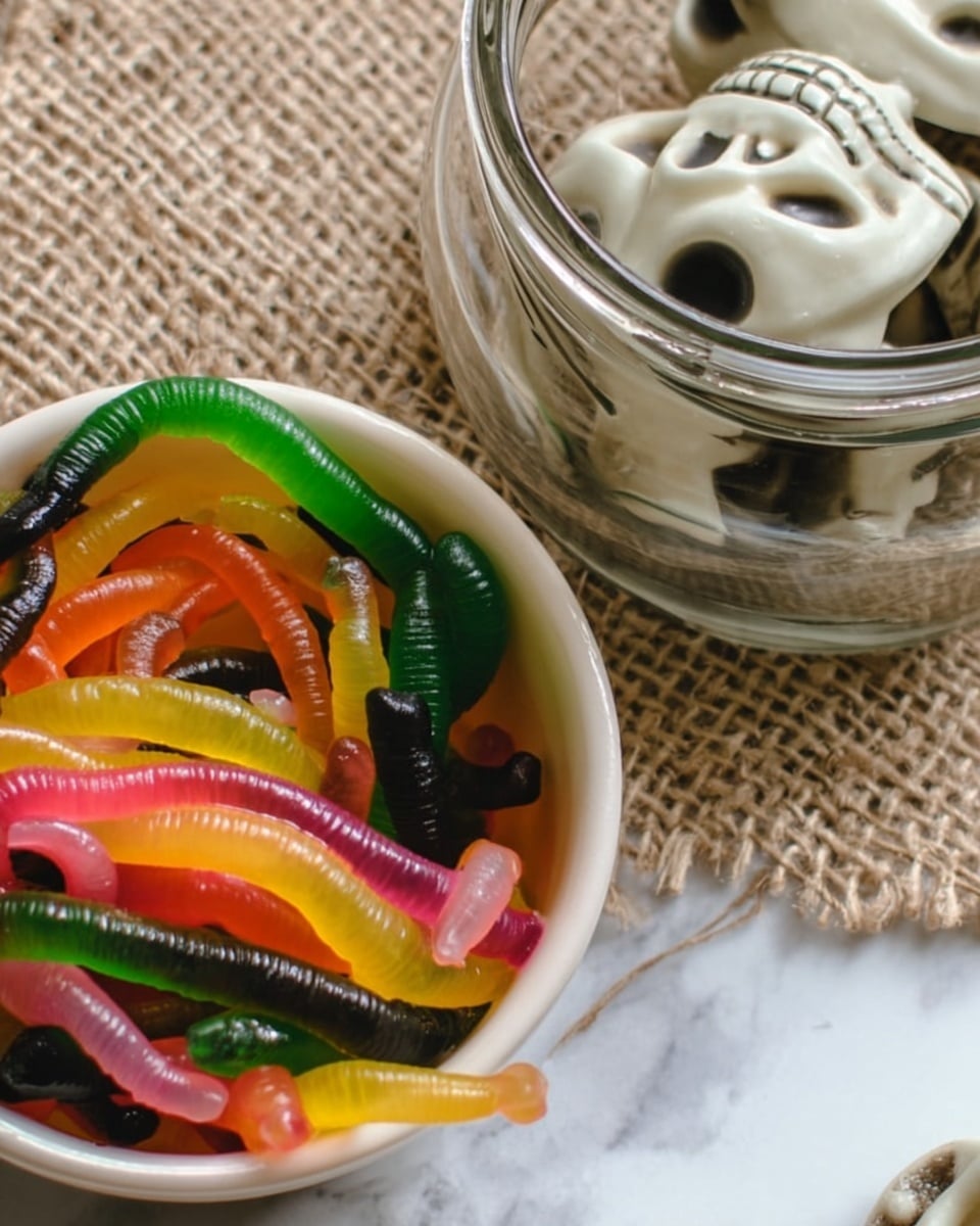 Halloween Jello Worms Recipe - Recipe Image