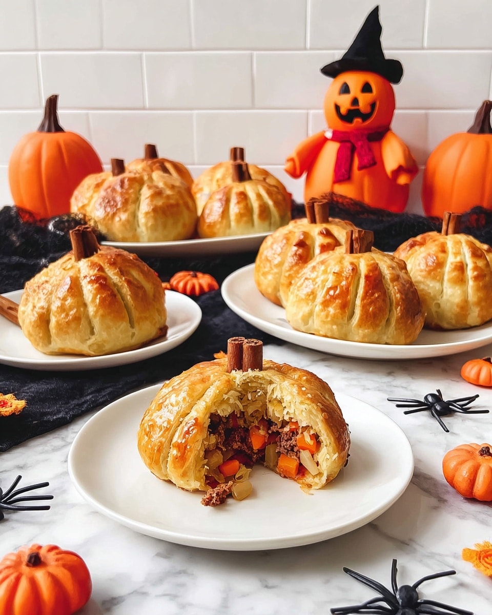 Pizza Bomb Pumpkins Recipe - Recipe Image