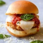 Chicken Parmesan Meatball Sliders Recipe