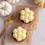 Mini Pumpkin Cakes with Cream Cheese Frosting Recipe