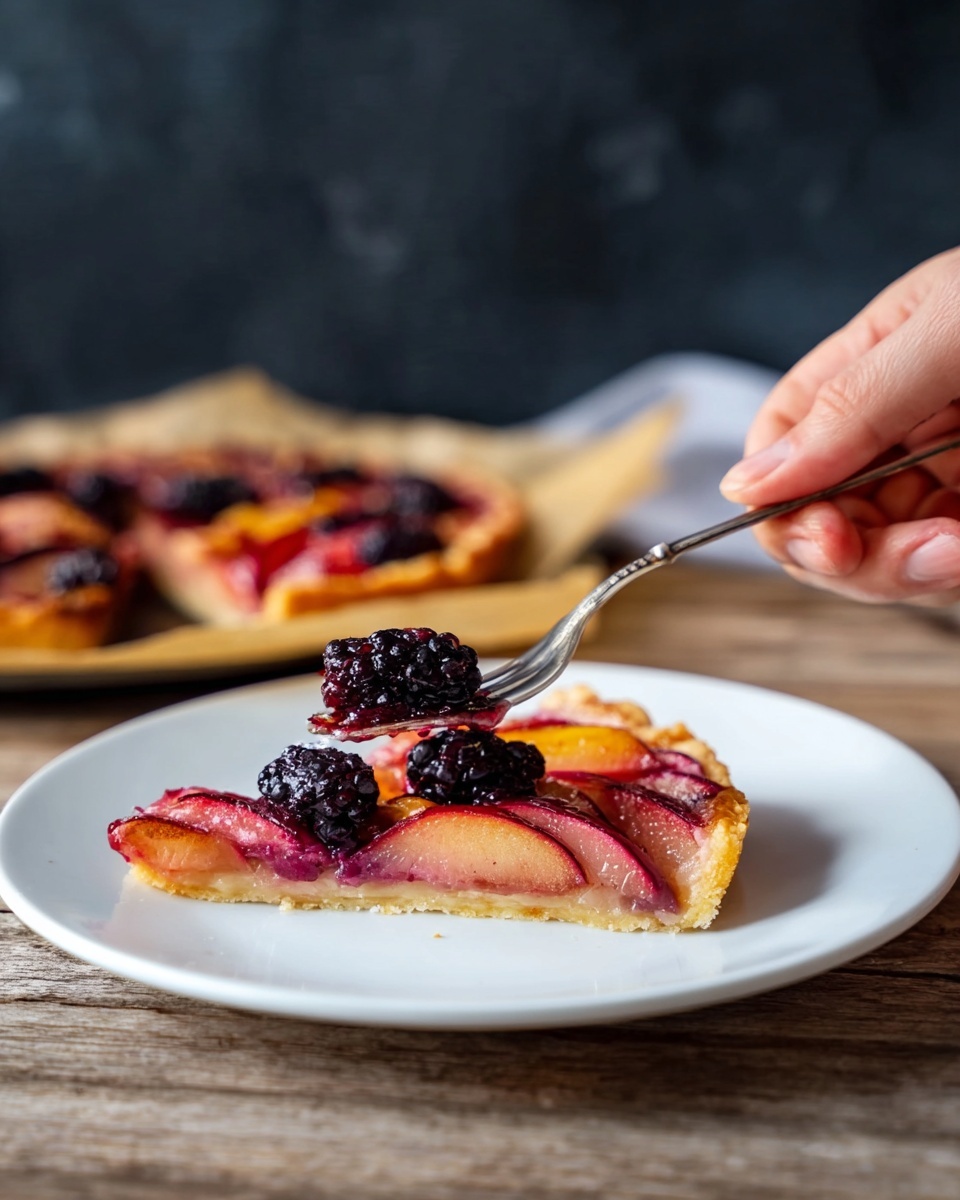 Blackberry and Pear Puff Pastry Tart Recipe