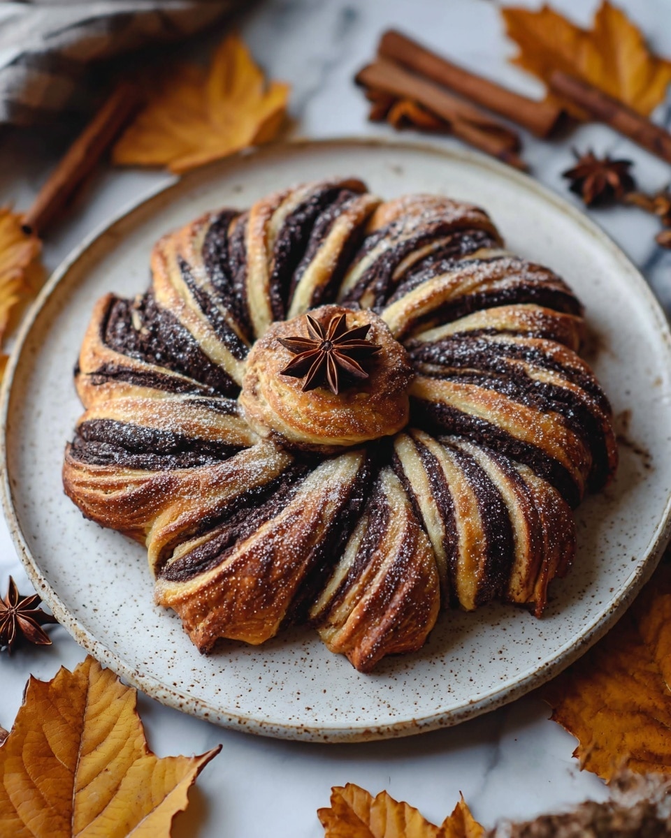 Sourdough Chai Spice Star Bread Recipe