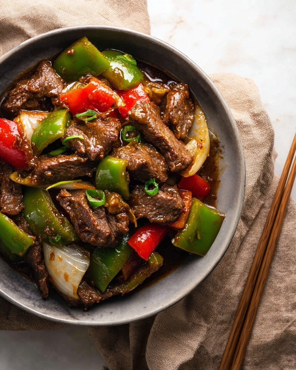 Slow Cooker Pepper Steak Recipe
