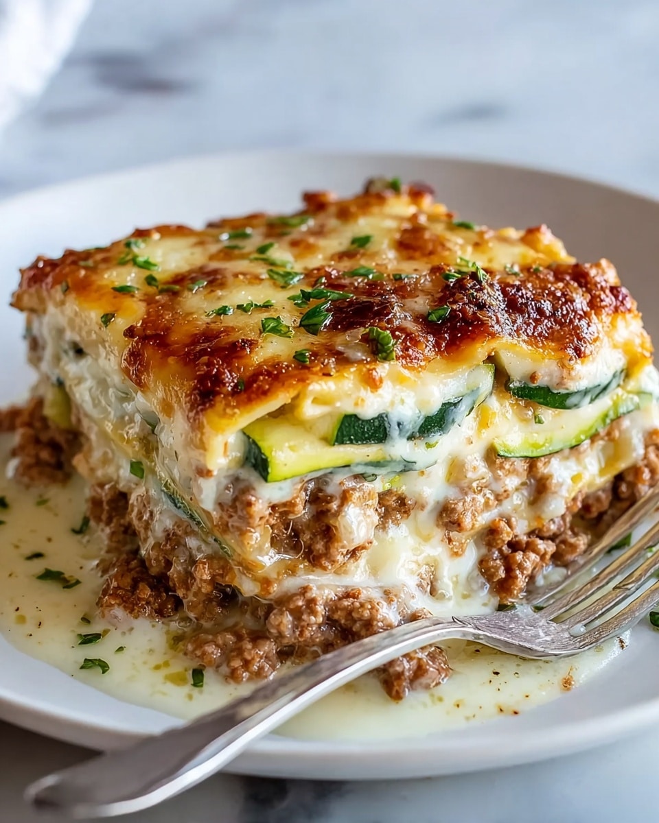 Ground Turkey Zucchini Casserole – Healthy Comfort Food Recipe - Recipe Image