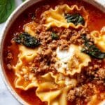 One Pot Lasagna Soup Recipe