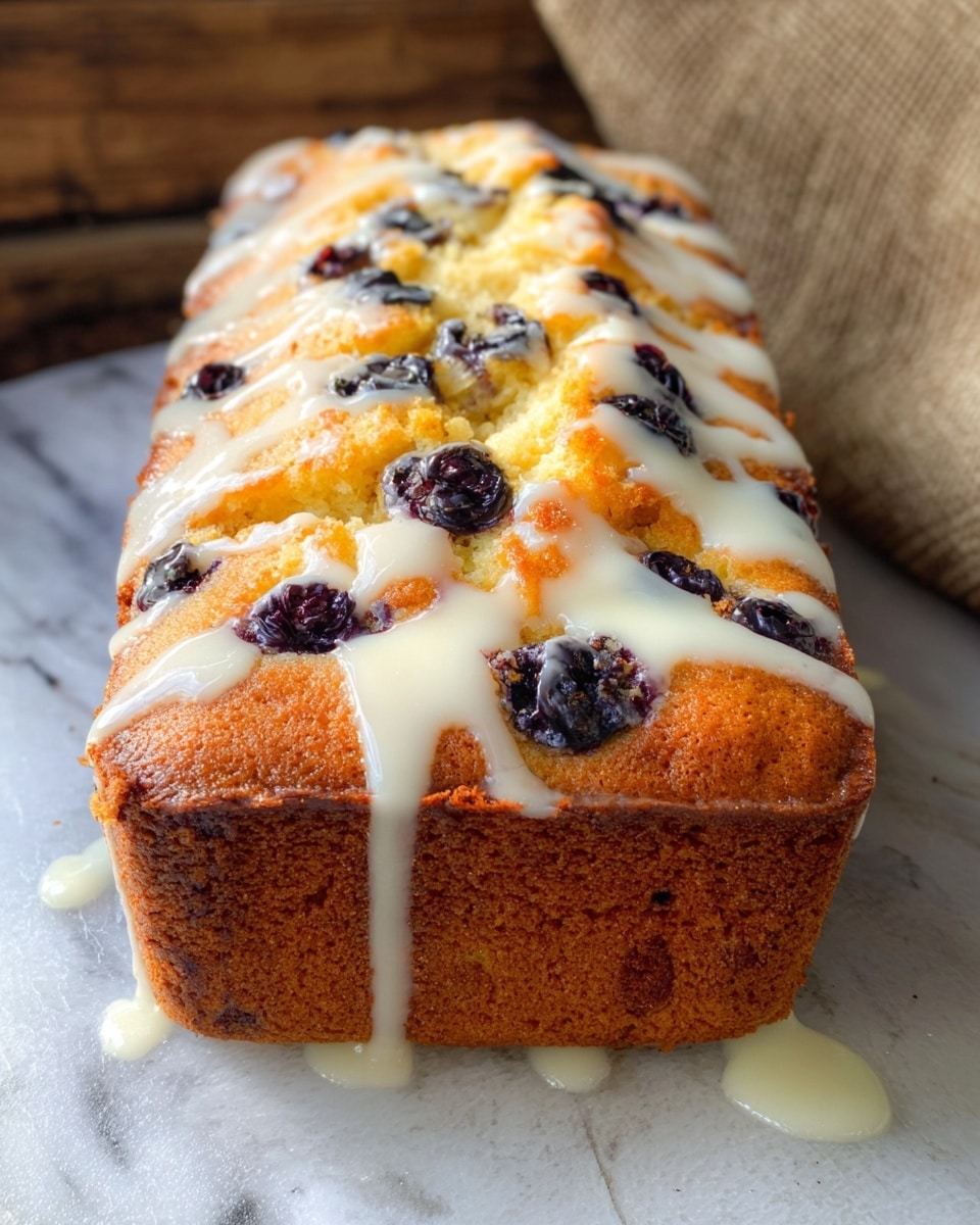 Blueberry Banana Bread with Vegan Cream Cheese Frosting Recipe