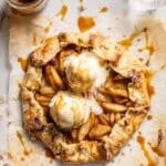 Vegan Salted Caramel Apple Galette Recipe