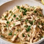 Slow Cooker Lemon Garlic Chicken Recipe