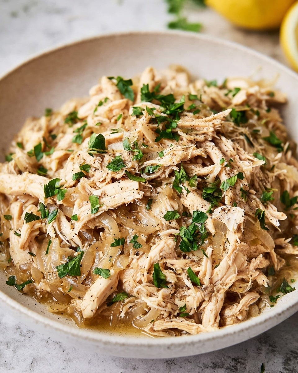 Slow Cooker Lemon Garlic Chicken Recipe