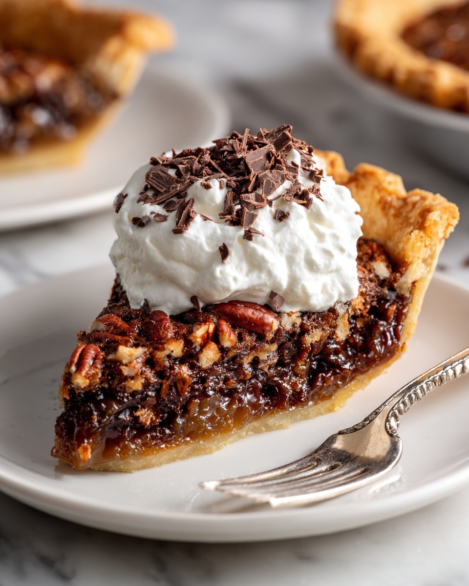Dark Chocolate Pecan Pie Recipe - Recipe Image