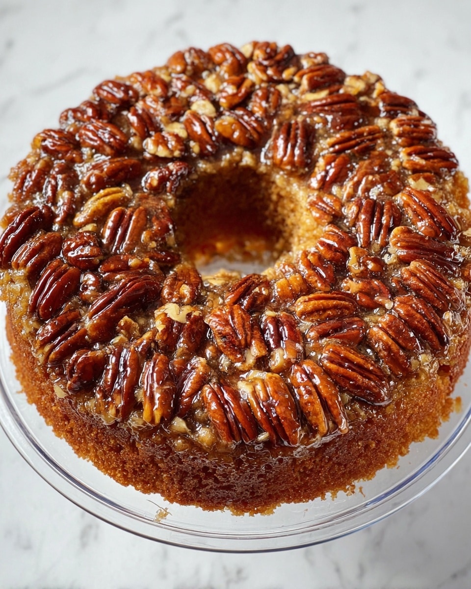Upside Down Pecan Cake Recipe