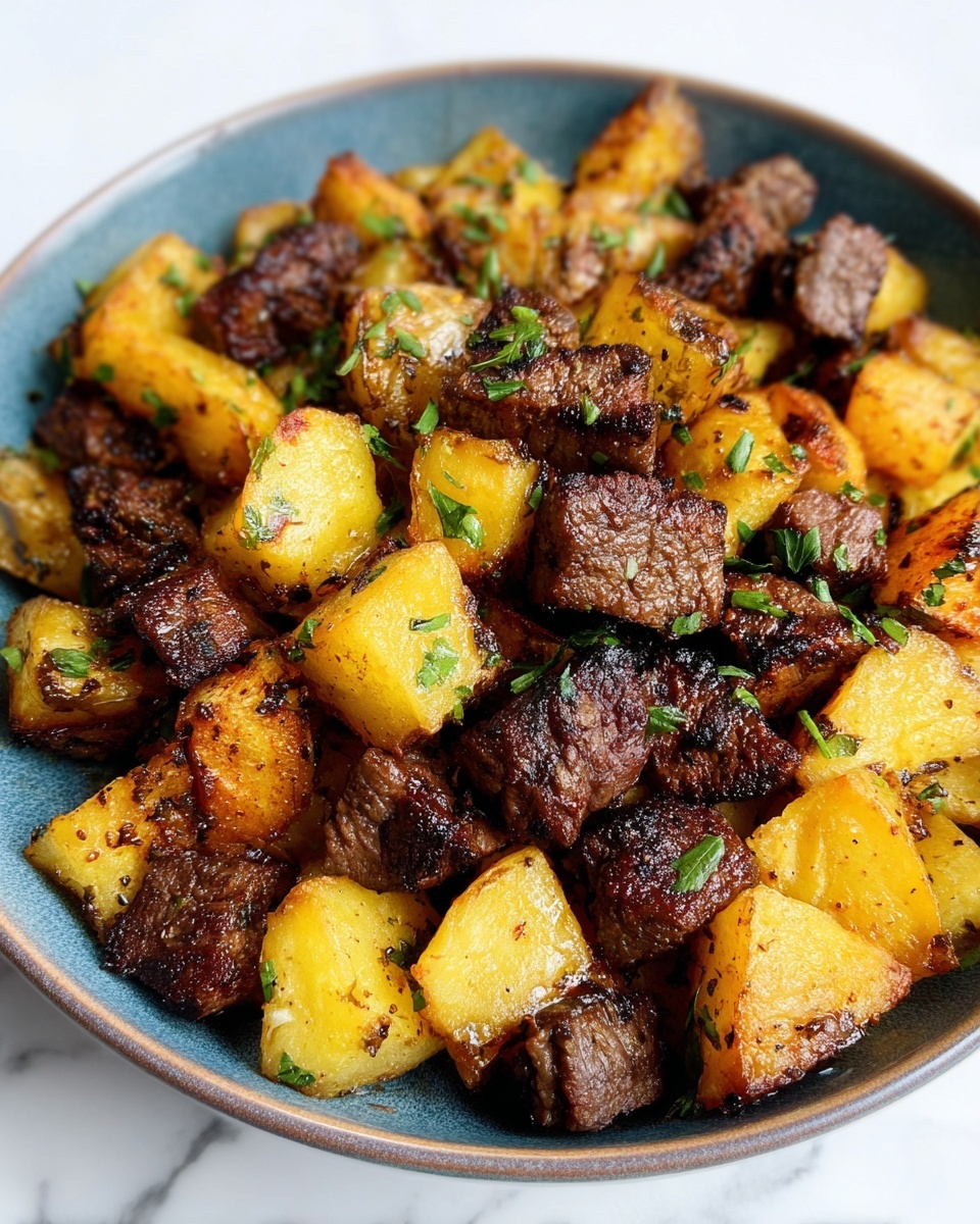 Garlic Butter Steak and Potatoes Recipe