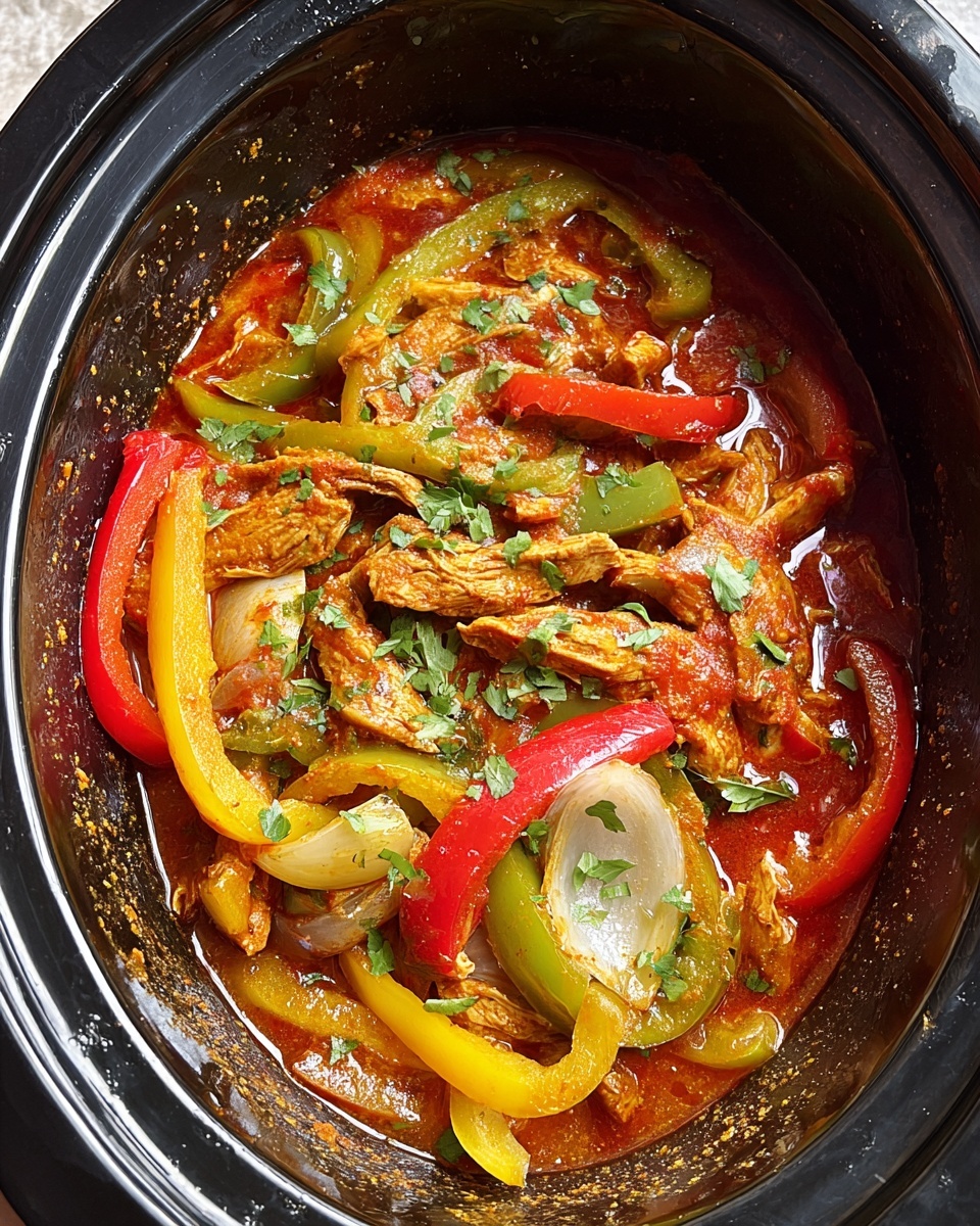 Slow Cooker Chicken Fajitas Recipe