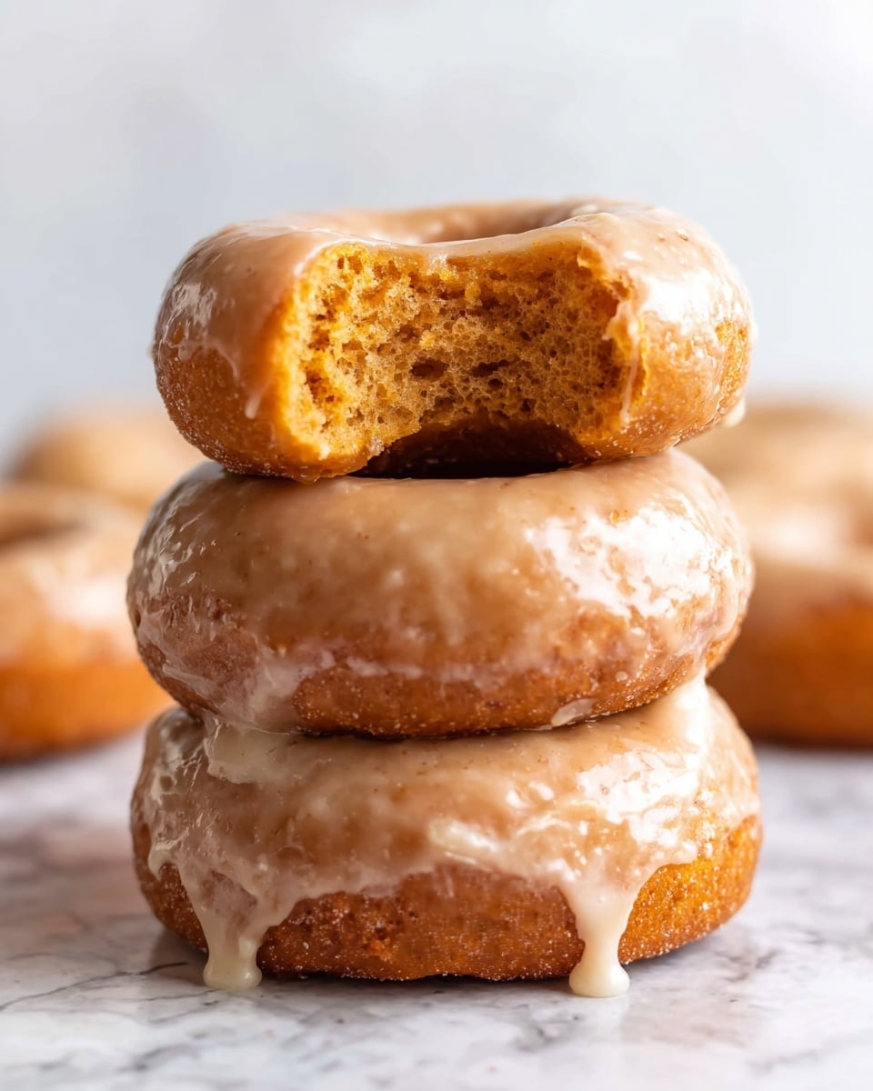 Wholesome Baked Pumpkin Donuts with Maple Glaze Recipe