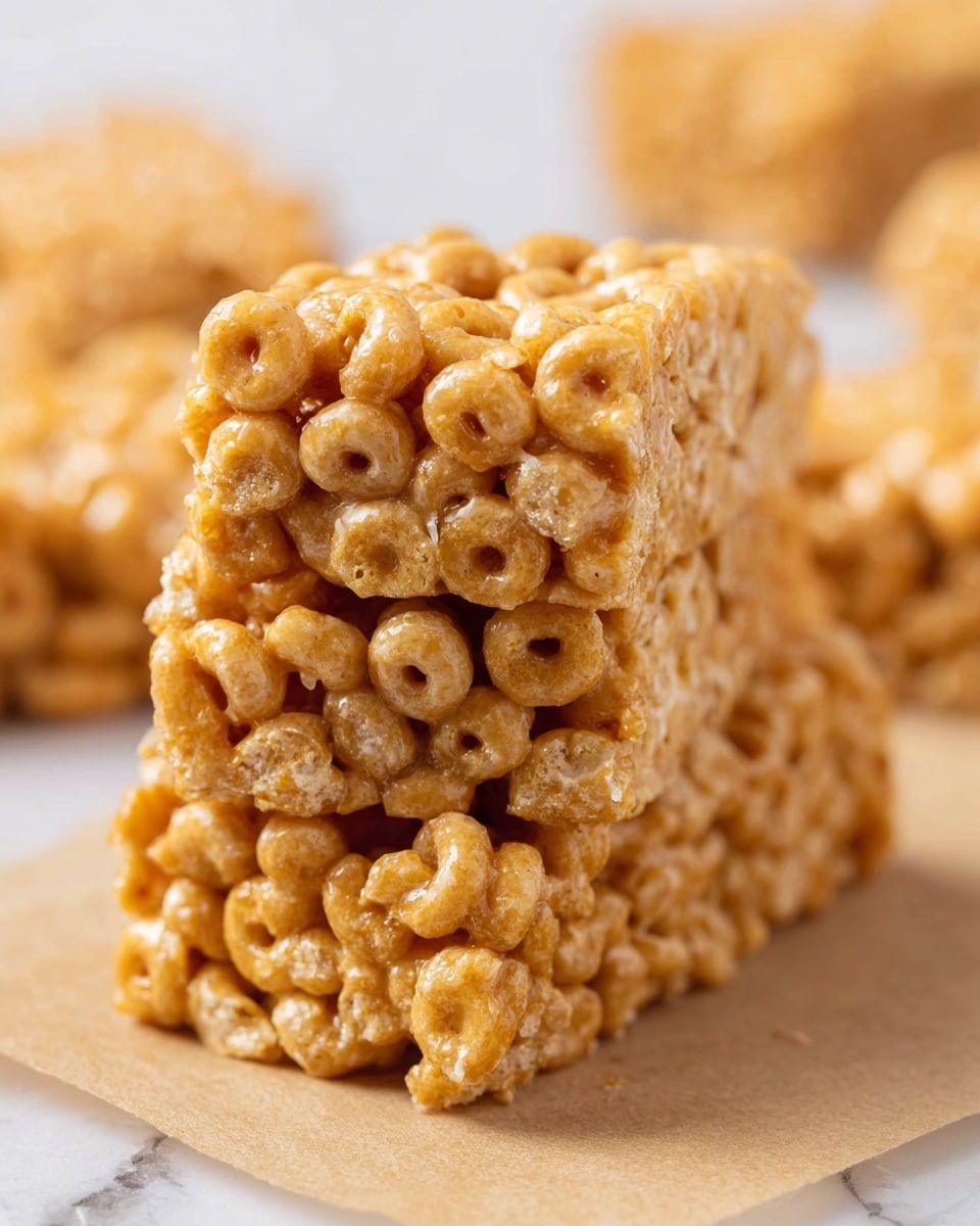 Peanut Butter Cheerio Bars Recipe 6 Peanut Butter Cheerio Bars Recipe - Recipe Image