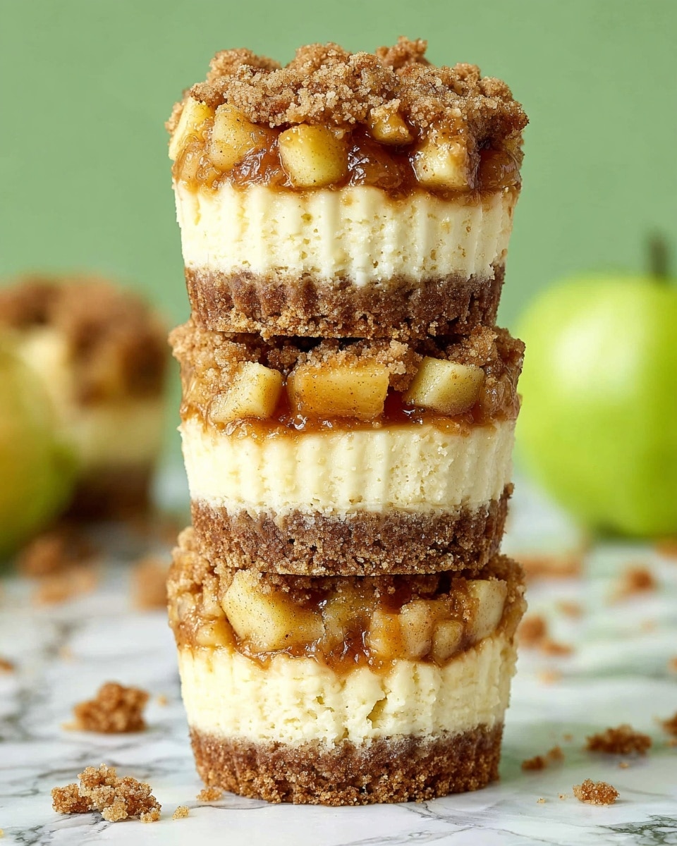 Apple Crisp Mini Cheesecakes Recipe