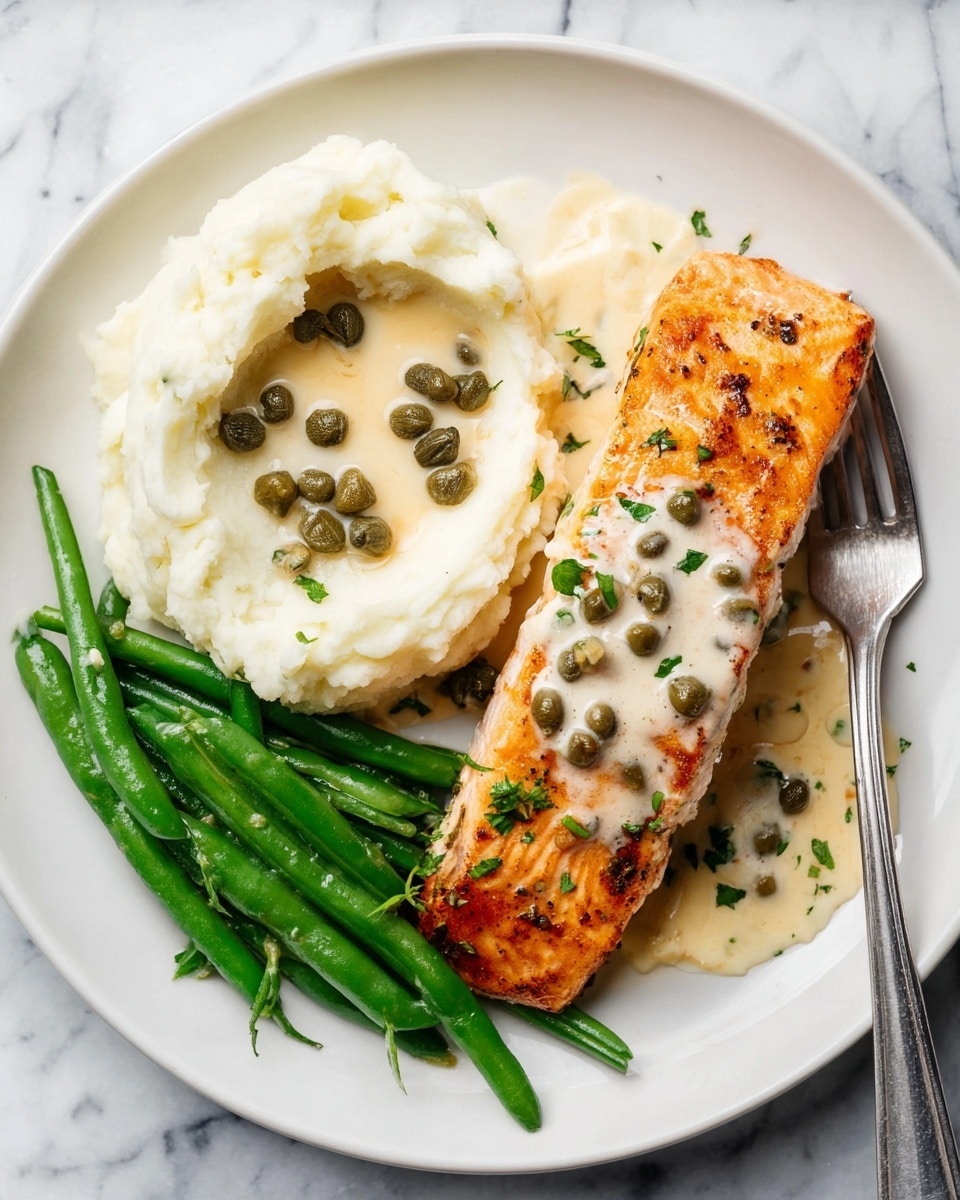 Creamy Salmon Piccata Recipe