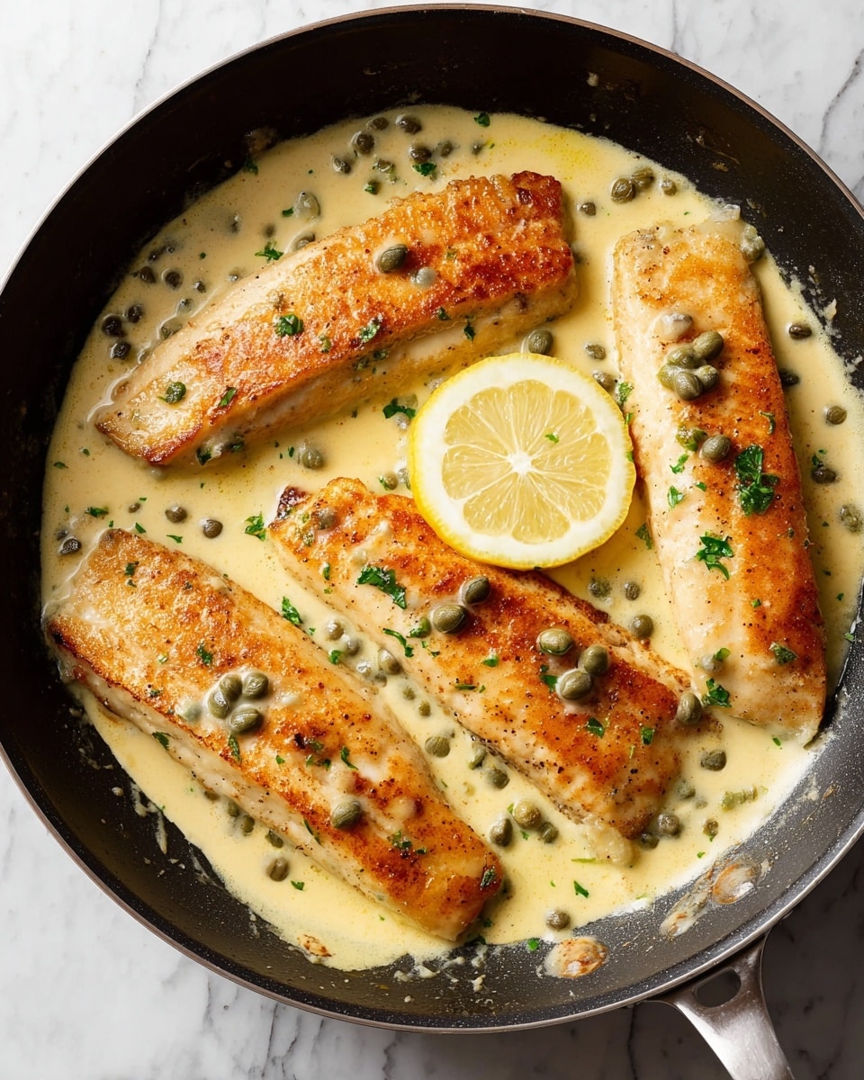 Creamy Salmon Piccata Recipe 6 Creamy Salmon Piccata Recipe - Recipe Image