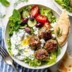 Greek Meatballs with Tzatziki Sauce Recipe 7 Greek Meatballs with Tzatziki Sauce Recipe