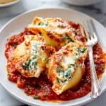 Cheesy Spinach Stuffed Shells with Marinara Recipe 7 Cheesy Spinach Stuffed Shells with Marinara Recipe