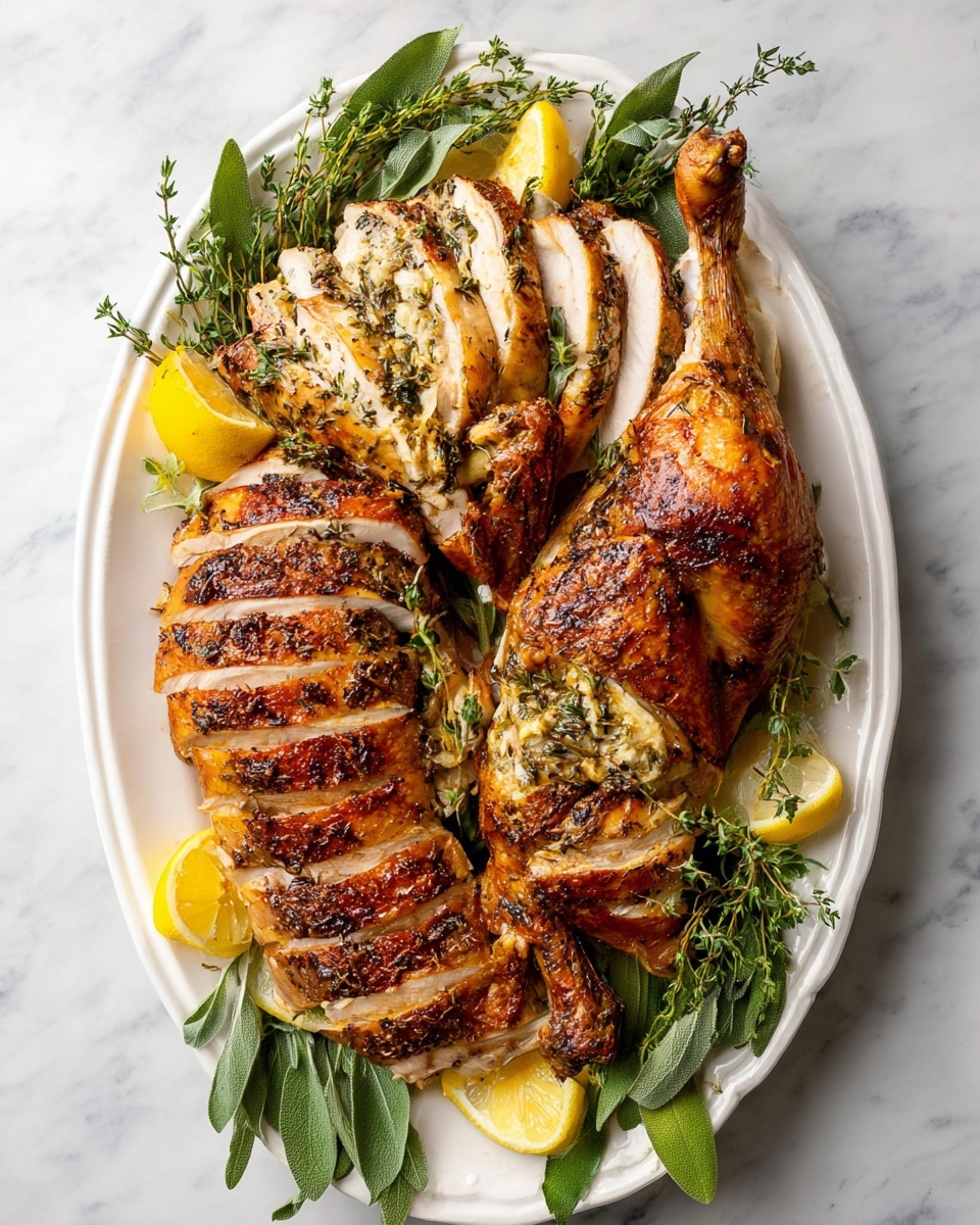 Easy Roast Turkey with Herb Butter Recipe