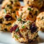 Cranberry Turkey Stuffing Balls (Baked or Air-Fried) Recipe