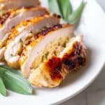 Turkey Roulade with Cranberry Stuffing and Rich Gravy Recipe
