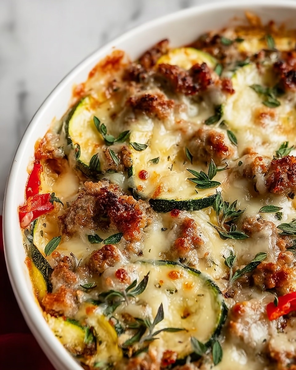 Ground Turkey Zucchini Casserole – Healthy Comfort Food Recipe