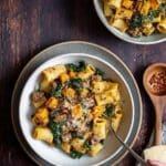Creamy Rigatoni with Butternut Squash and Spicy Sausage Recipe