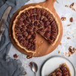 Tarte Noix de Pécan au Sirop d'Érable et Bourbon Recipe